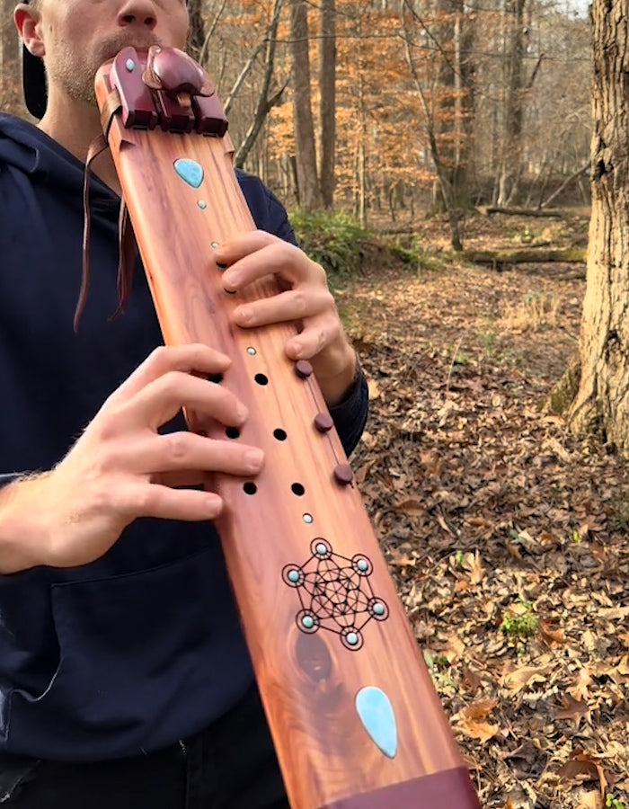 TRIPLE DRONE FLUTE