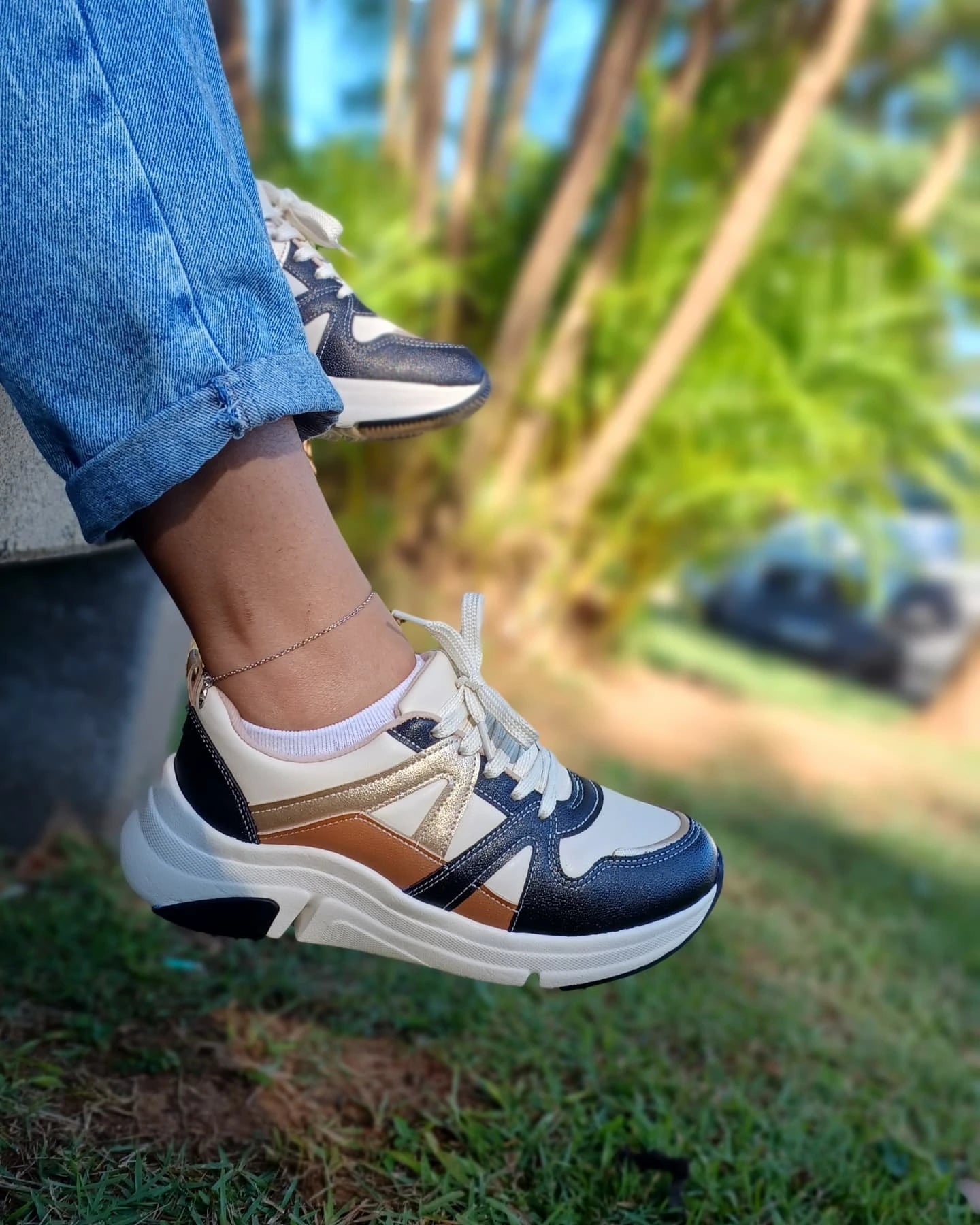Orthopedics Chunky Sole Sneaker