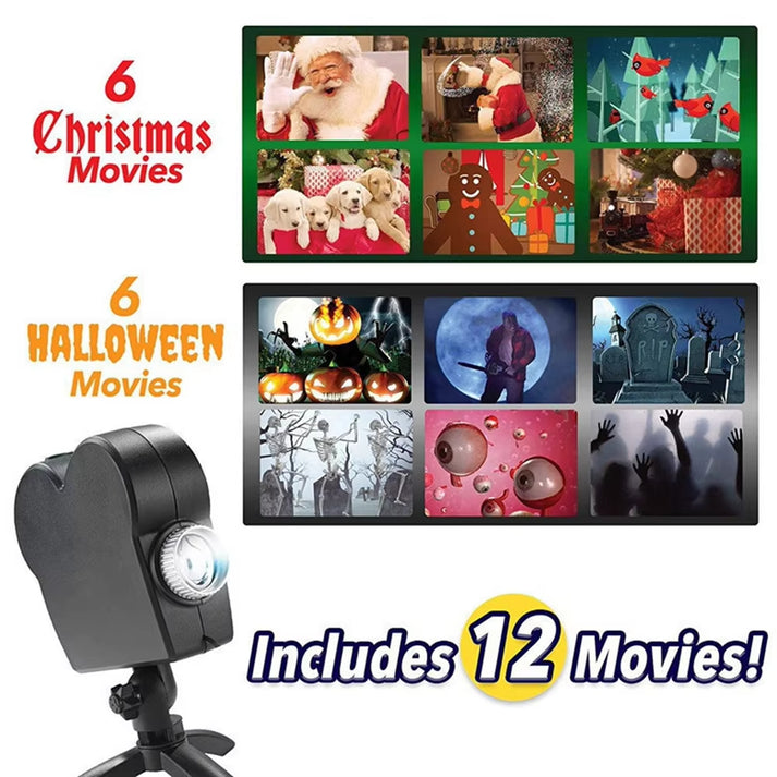 Halloween & Christmas Projector – Bring Holidays to Life!