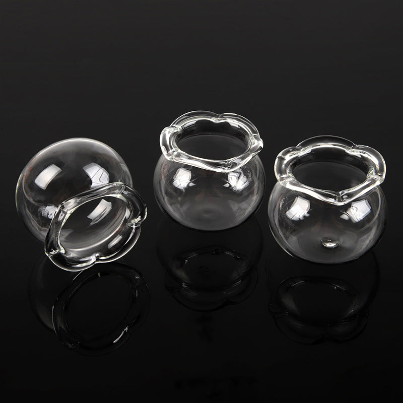 Transparent micro landscape glass small fish tank ecological bottle