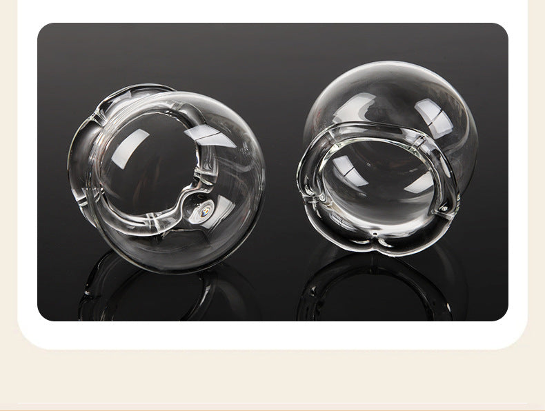 Transparent micro landscape glass small fish tank ecological bottle