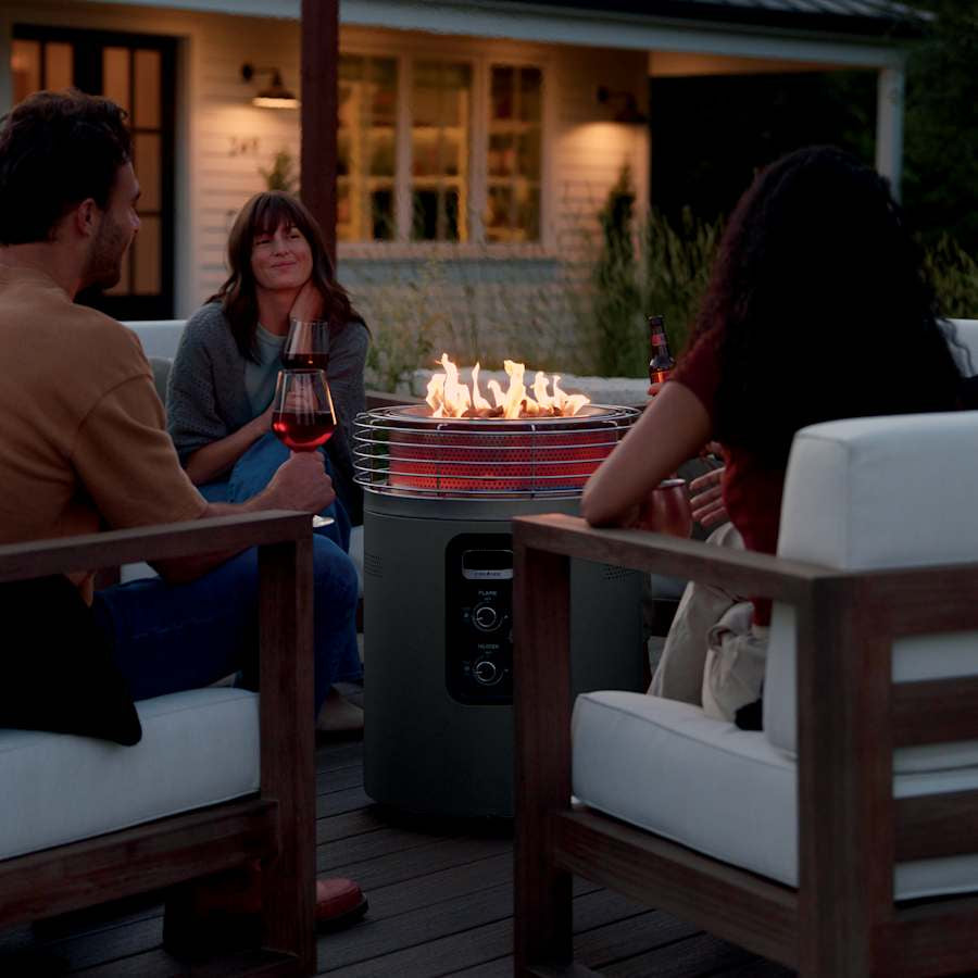 Outdoor Propane Heater & Smokeless Fire Pit