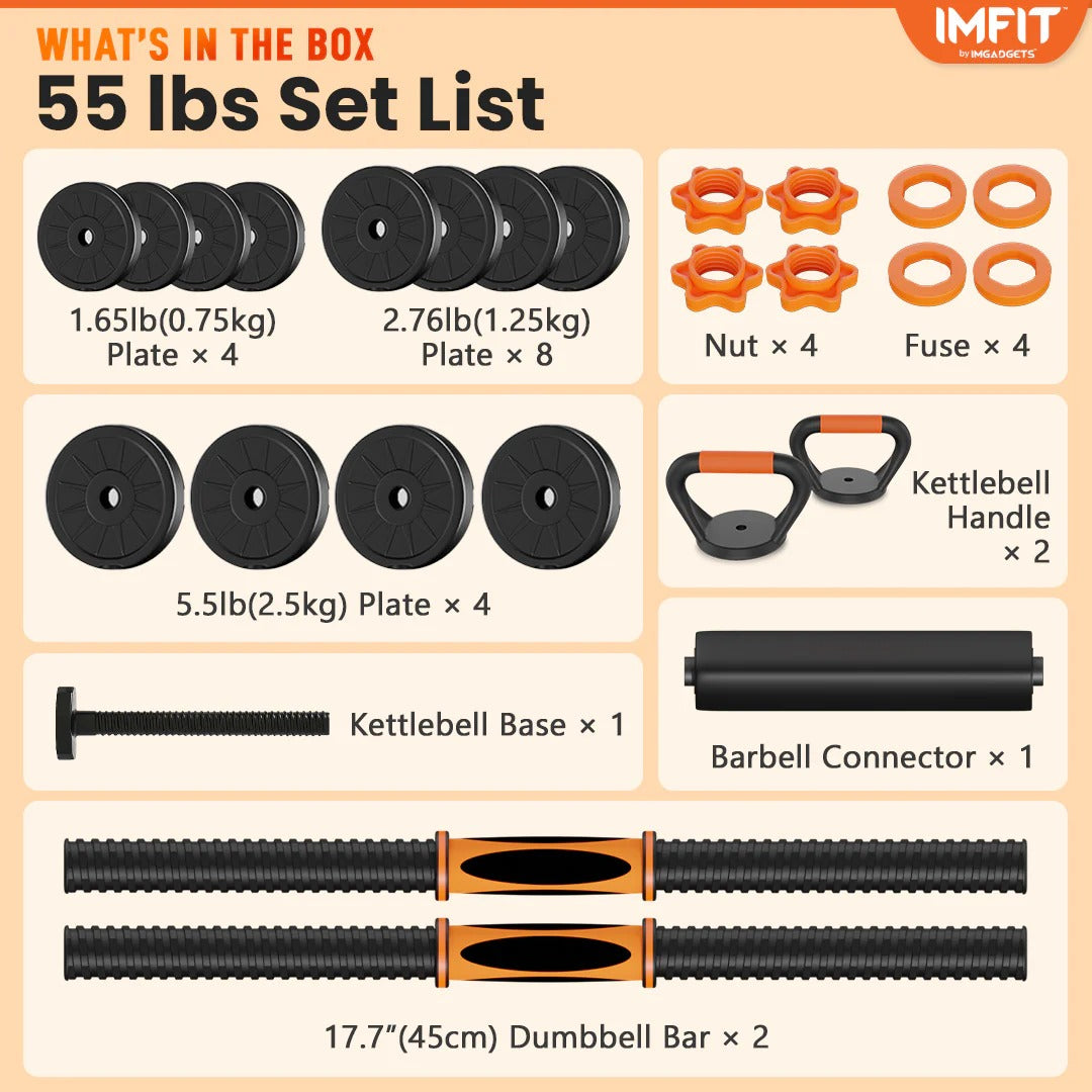 Weight Adjustable Dumbbells