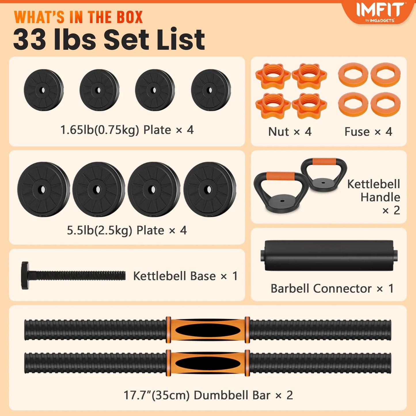 Weight Adjustable Dumbbells