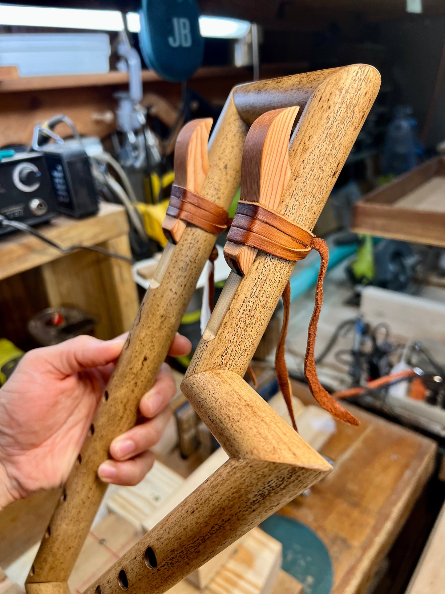 Exotic Folded Drone Flute