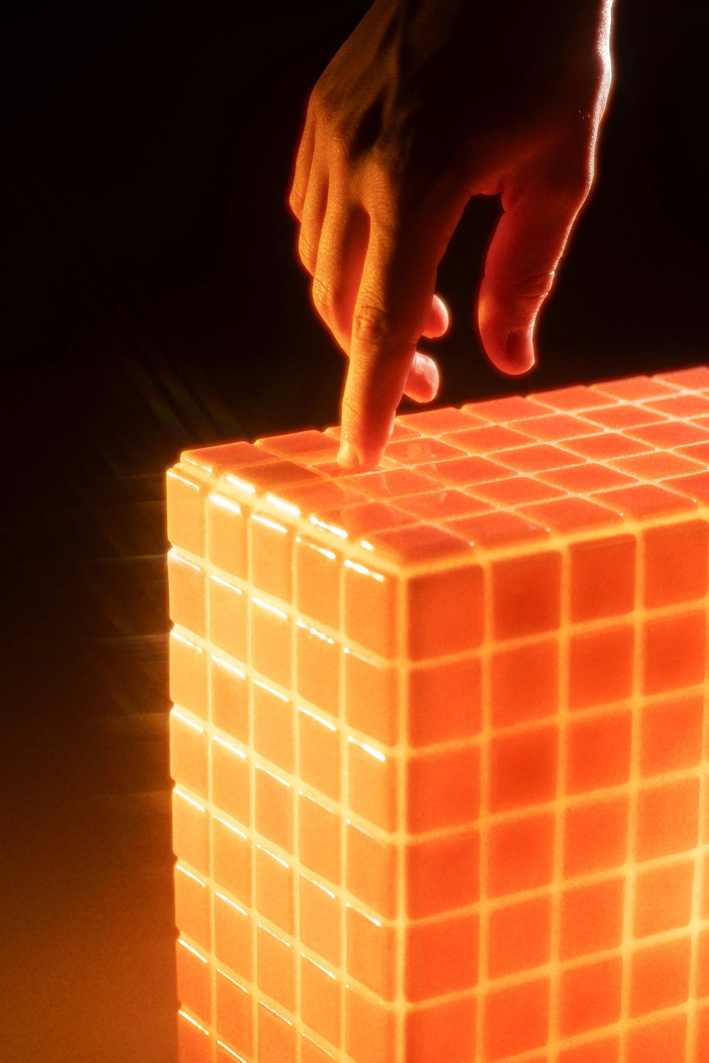 Tile Chunk : Opal Blush