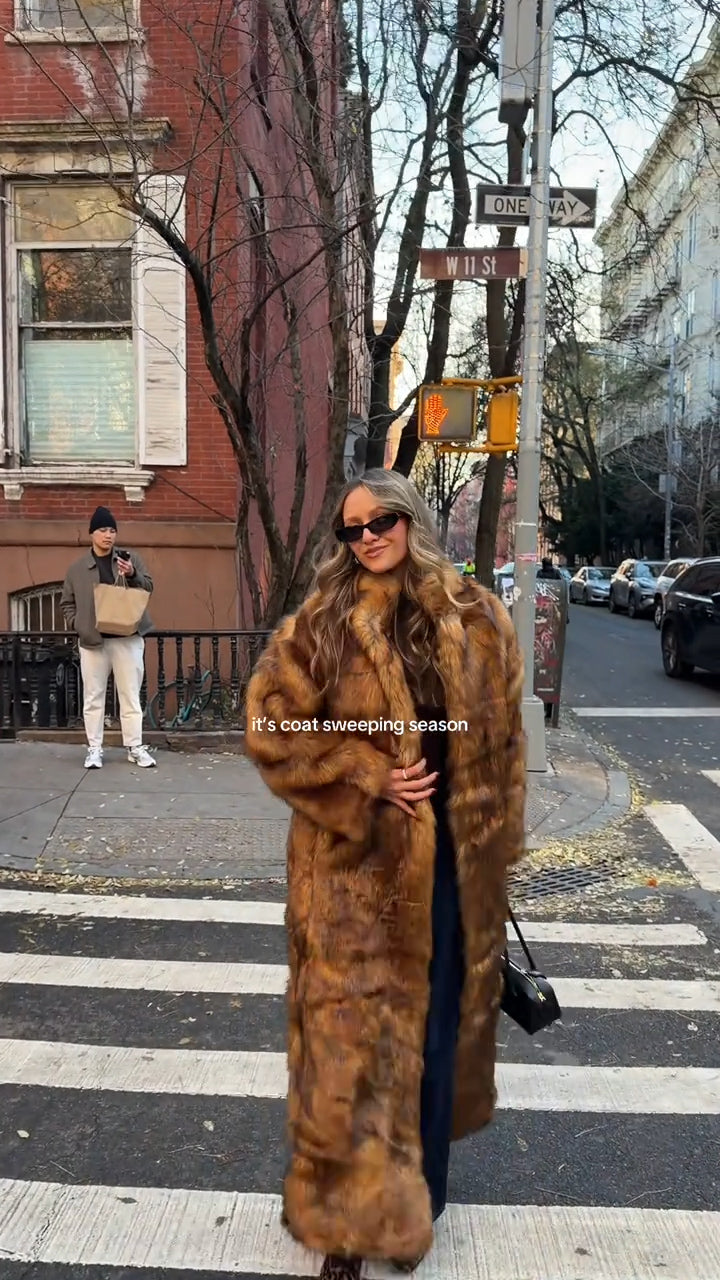 Faux Fur Coat