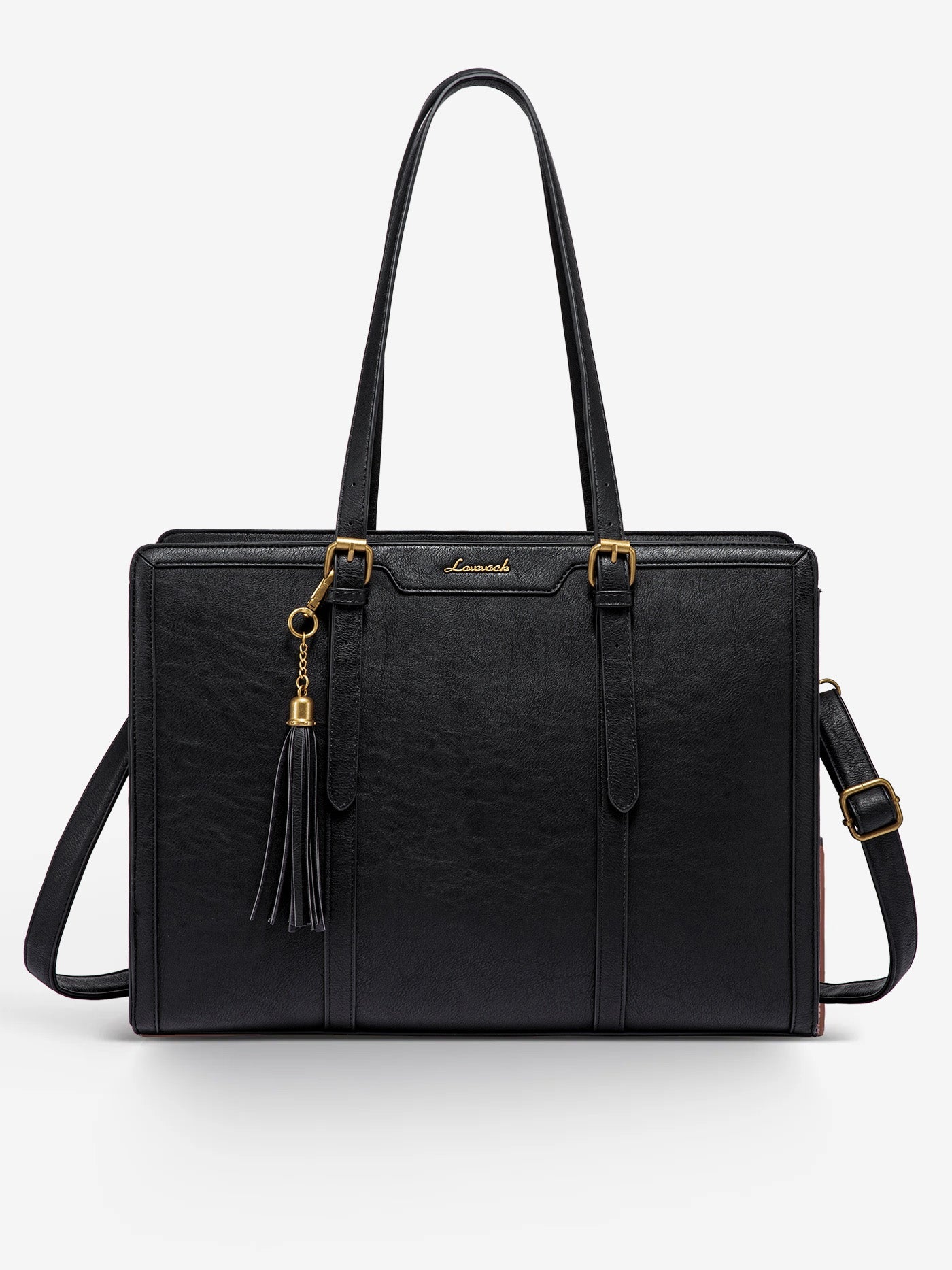 Vintage Leather Laptop Tote