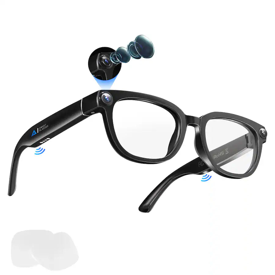 Spy Camera Glasses wirth Ai Assistant to Translator