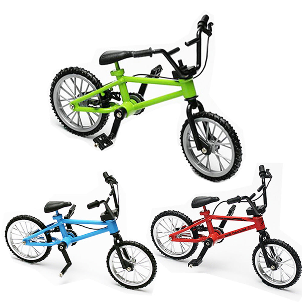 Alloy simulation bicycle model toy 1:18