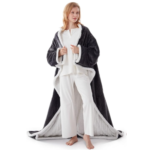 Electric Heated Reversible Blanket Wrap Shawl