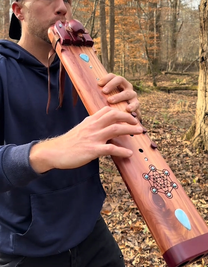 TRIPLE DRONE FLUTE