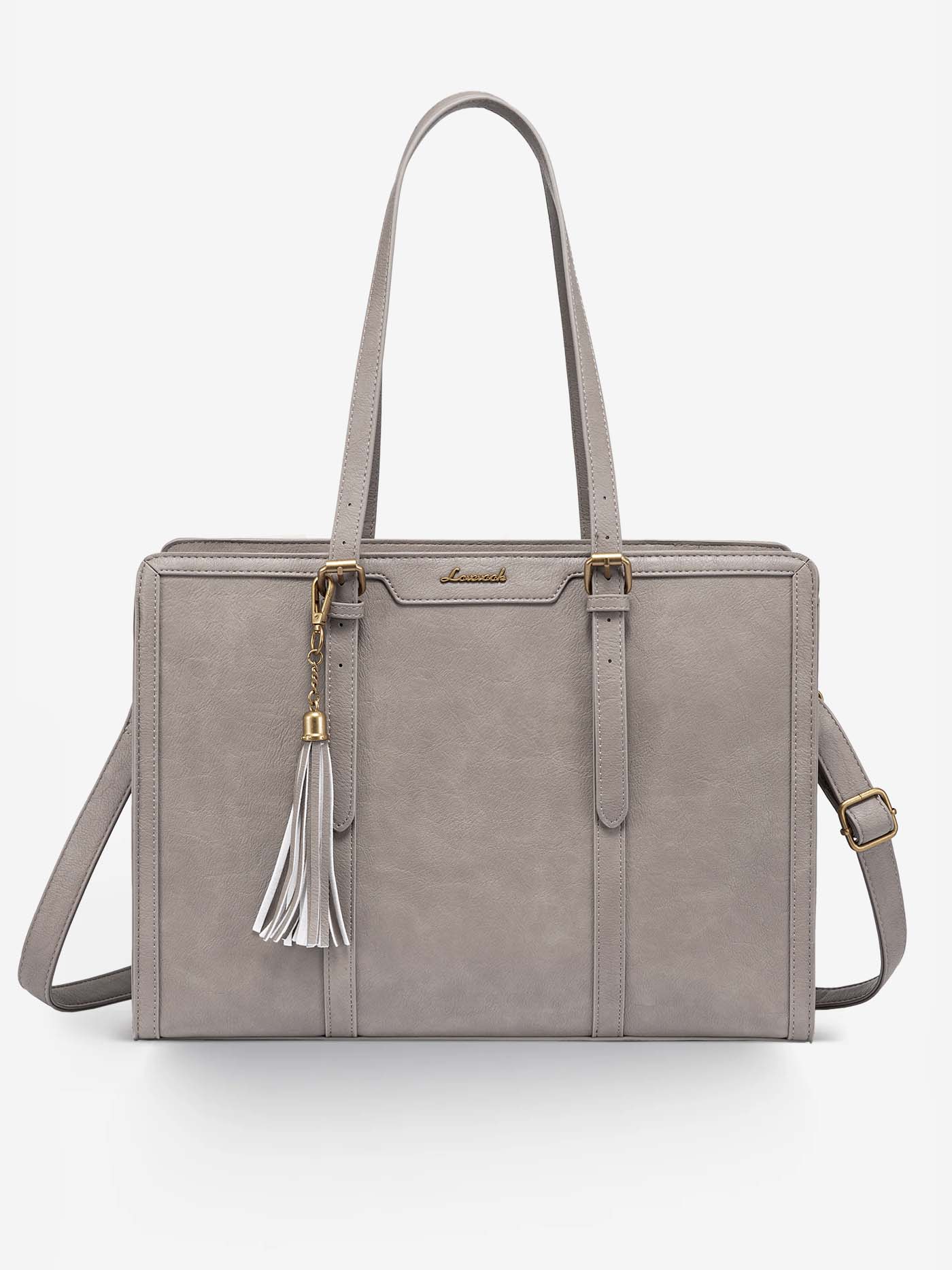 Vintage Leather Laptop Tote