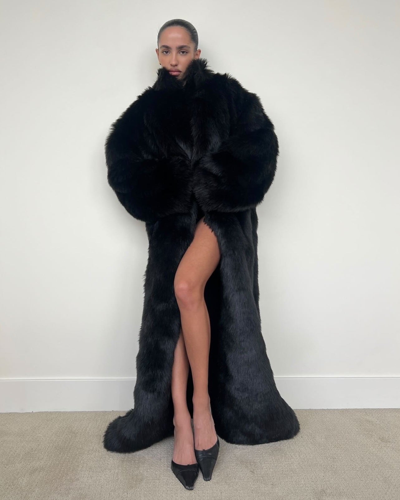 Faux Fur Coat