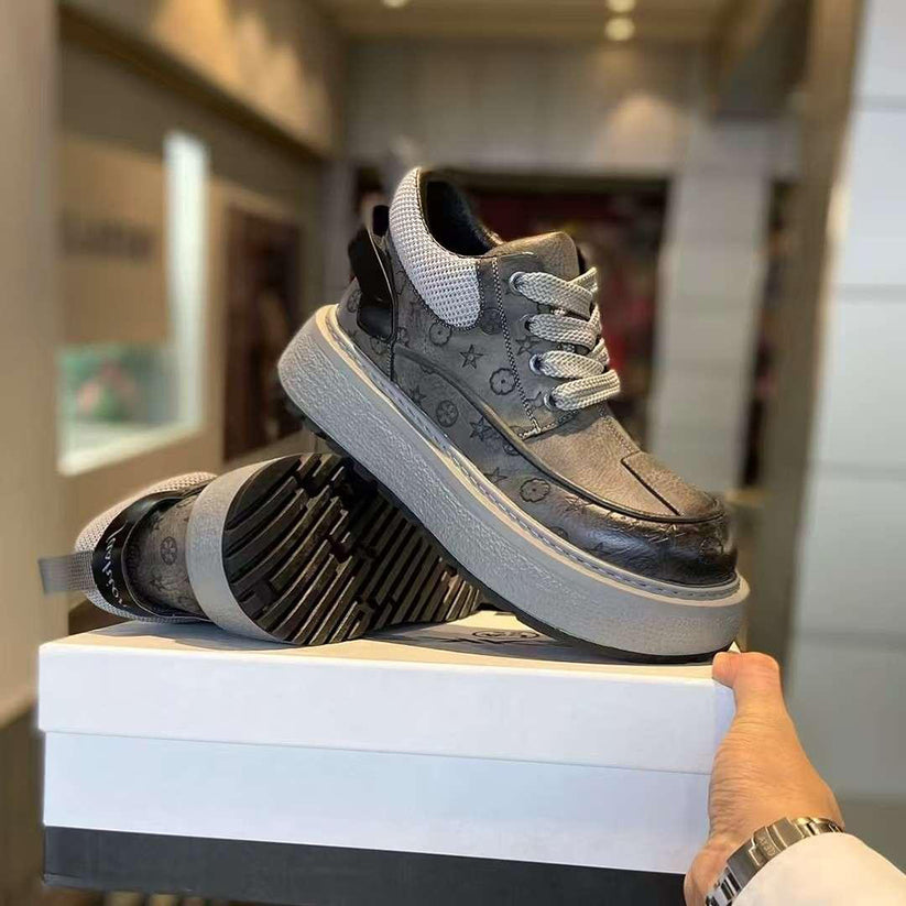 Luxury Embossed Platform Boots