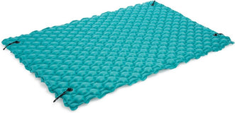 Giant Inflatable Floating Water Mat Relaxing Platform Pad for Pools and Lakes.