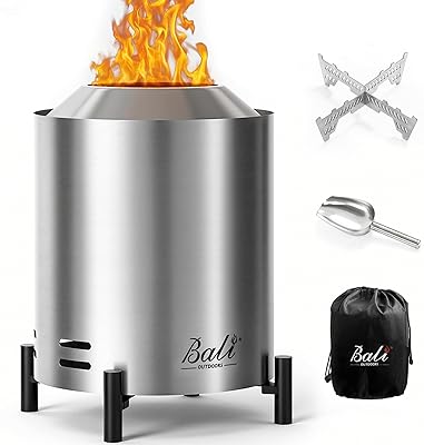 Outdoor Smokeless Firepit Portable