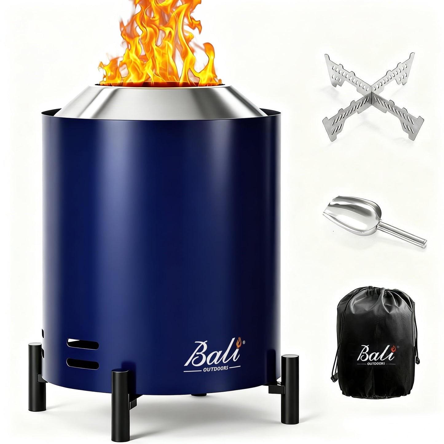 Outdoor Smokeless Firepit Portable