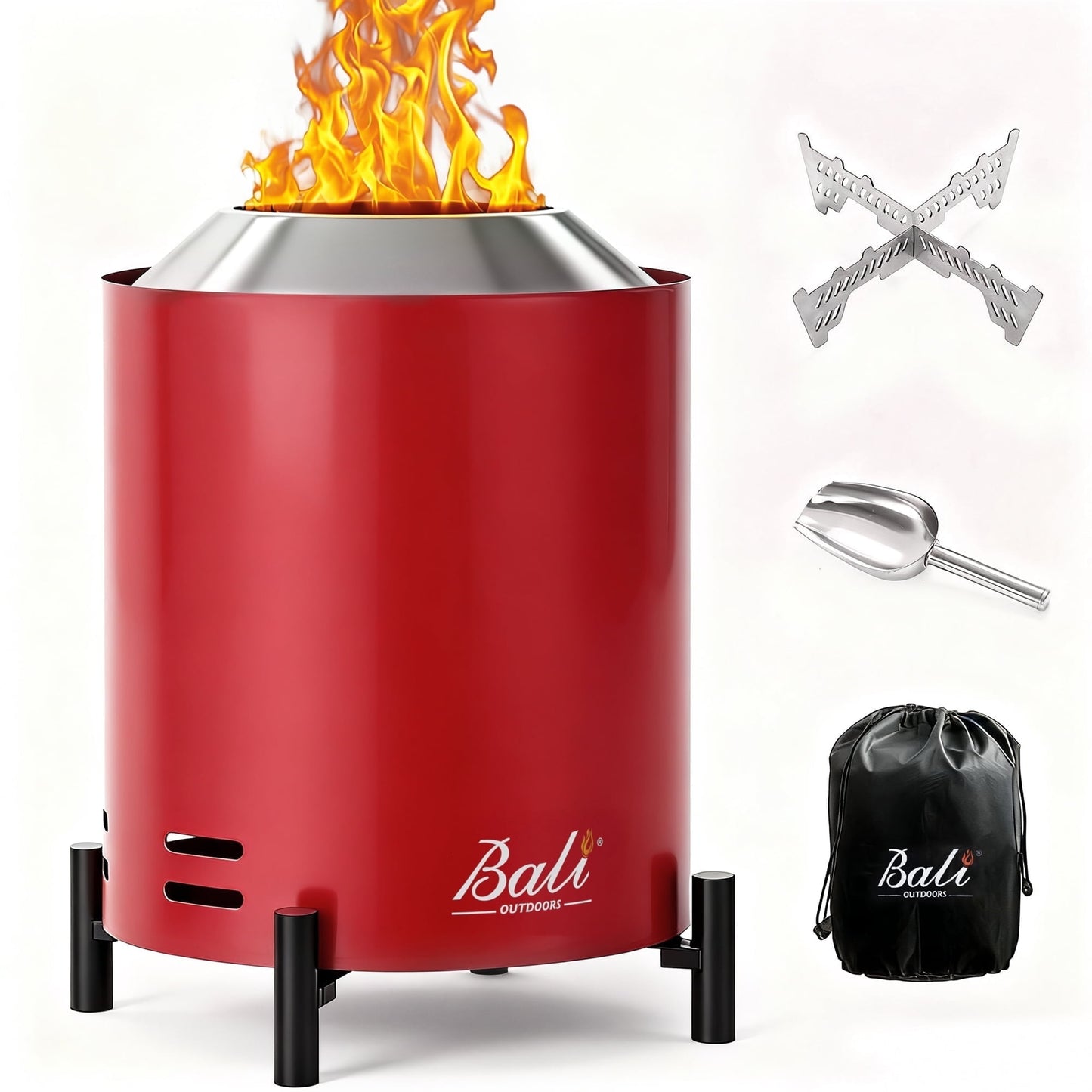 Outdoor Smokeless Firepit Portable