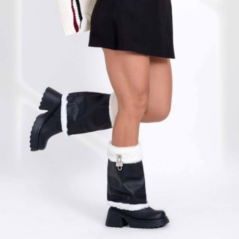 Women's Leather Knee High  Boots