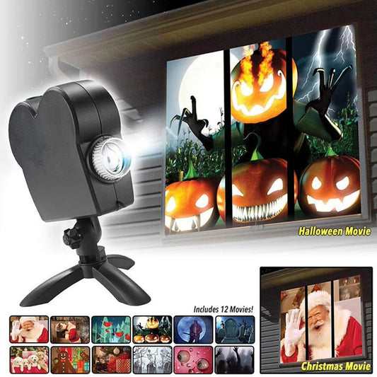 Halloween & Christmas Projector – Bring Holidays to Life!
