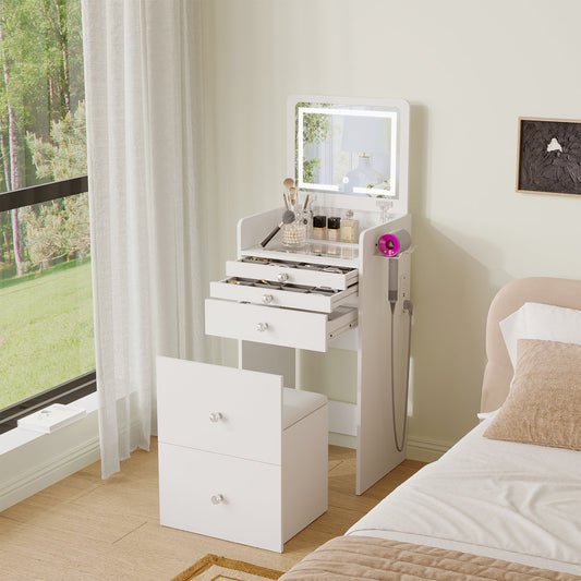 3in1 space saving vanity desk