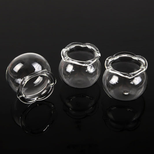 Transparent micro landscape glass small fish tank ecological bottle