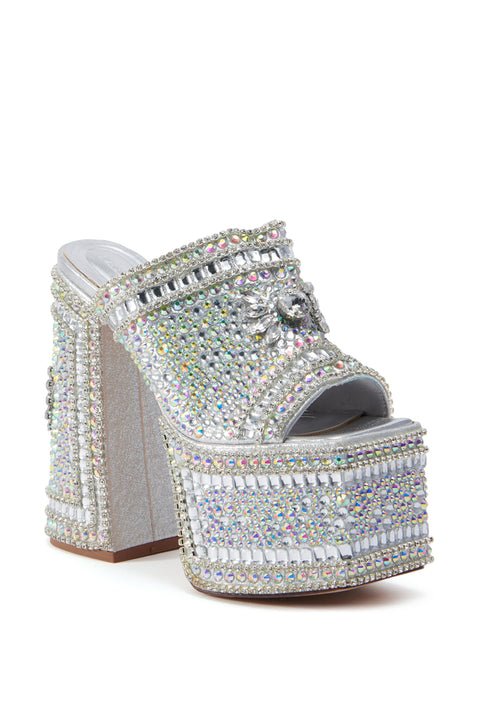 SHOWSTOP RHINESTONE SANDAL