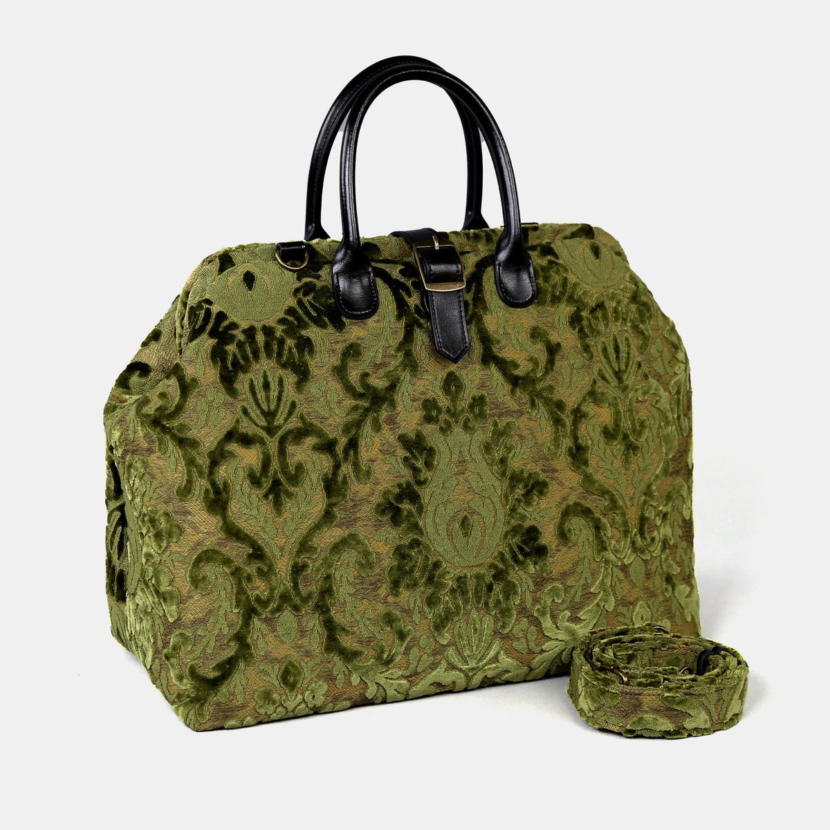Velvet Fern Green Mary Poppins Weekender