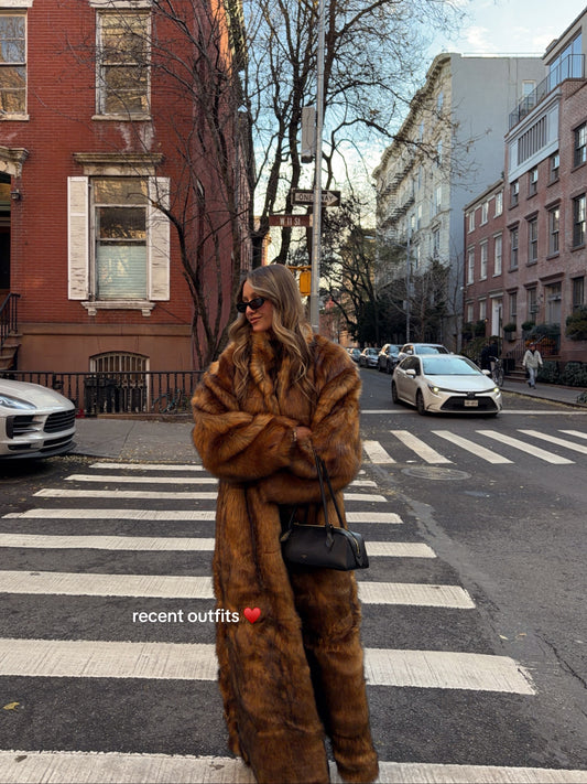 Faux Fur Coat