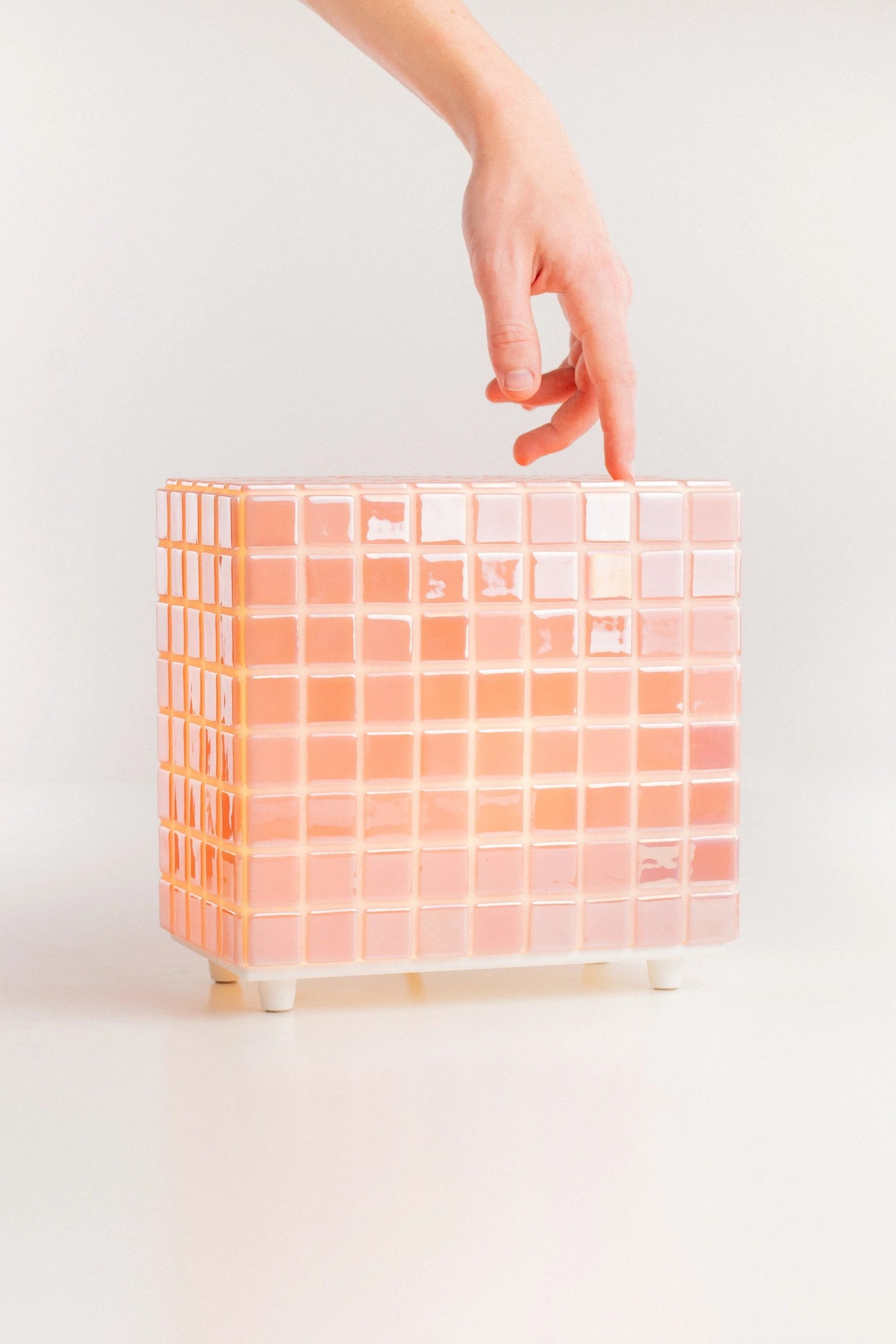 Tile Chunk : Opal Blush