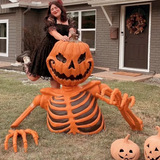 Pumpkin Skeleton Ground Breaker Halloween Decoration